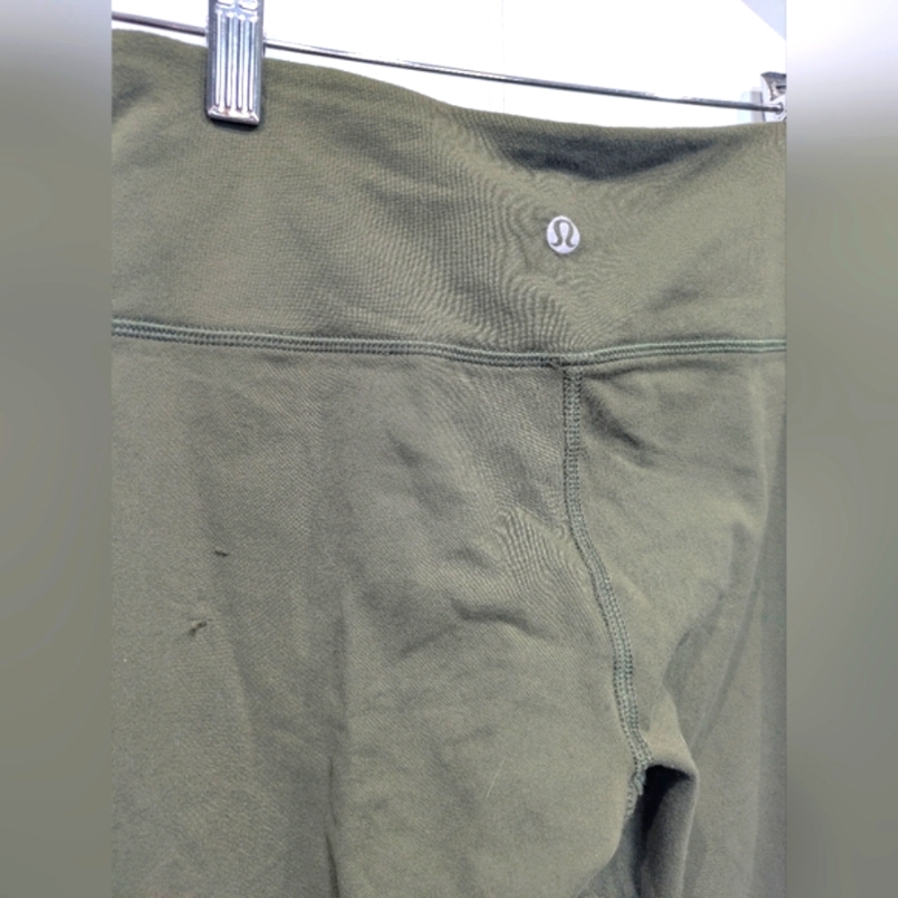 Lululemon Wunder Under High Rise Tech Olive Green Size 6 - Picture 6 of 6